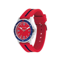 Tommy Hilfiger Kids Youth's Red Silicone Strap Watch 34mm