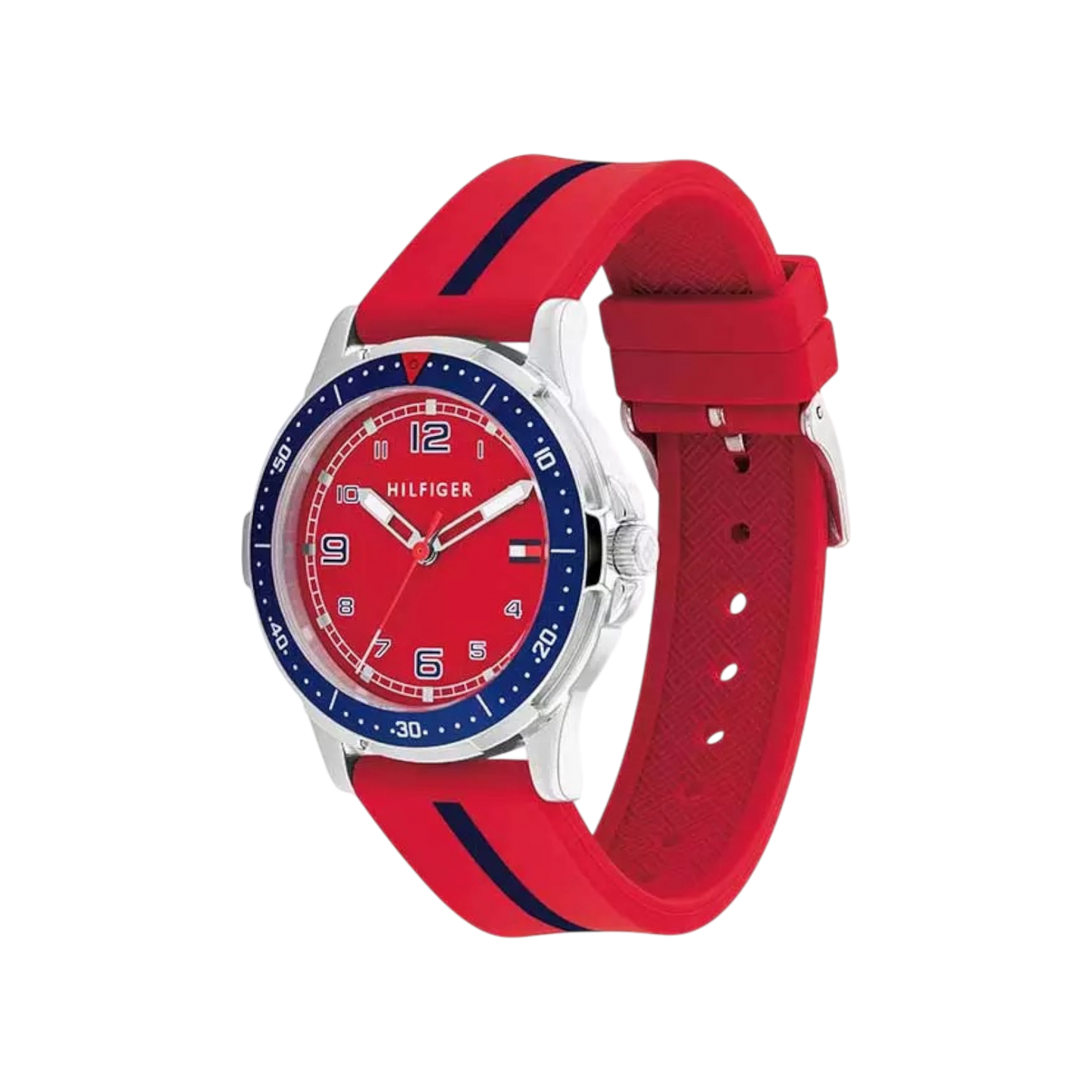 Tommy Hilfiger Kids Youth's Red Silicone Strap Watch 34mm