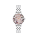 Olivia Burton Semi Precious 30mm Floral & Rose Gold Bracelet Watch