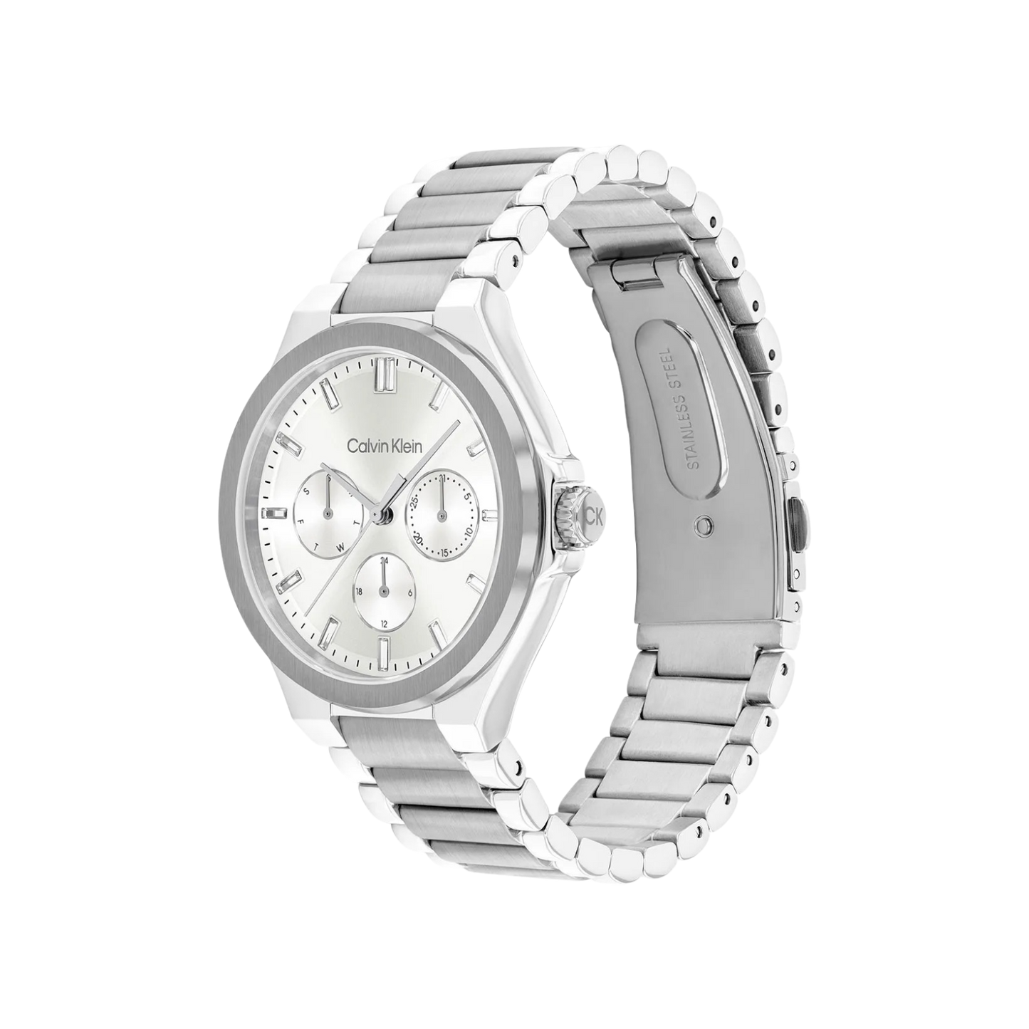 Calvin Klein Vibrancy Women's Silver Bracelet Strap Watch 38mm