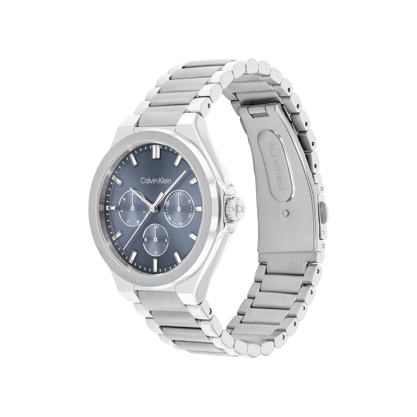 Calvin Klein Vibrancy Women's Blue Dial & Silver Bracelet Strap Watch 38mm