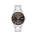 Calvin Klein Iconic Men's Brown Dial & Silver Bracelet Strap Watch 40mm