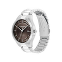 Calvin Klein Iconic Men's Brown Dial & Silver Bracelet Strap Watch 40mm