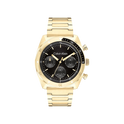 Calvin Klein Flex Men's Black Dial & Gold Bracelet Strap Watch 42mm