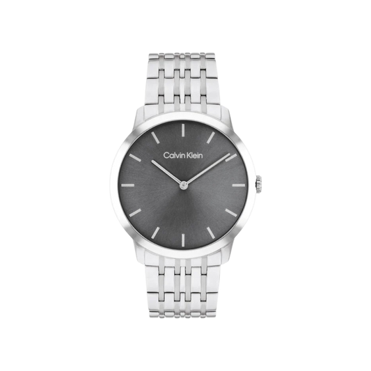 Calvin Klein Intrigue Men's Grey Dial & Silver Bracelet Strap Watch 40mm