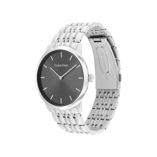 Calvin Klein Intrigue Men's Grey Dial & Silver Bracelet Strap Watch 40mm
