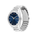 Calvin Klein Progress Men's Blue Dial & Silver Bracelet Strap Watch 42mm