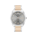 Calvin Klein Progress Men's Silver Dial & Two Tone Bracelet Strap Watch 42mm