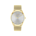 Calvin Klein Exceptional Unisex Grey Dial & Gold Mesh Strap Watch 38mm