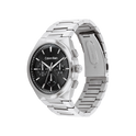 Calvin Klein Distinguish Men's Black Dial & Silver Bracelet Strap Watch 44mm
