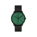 Calvin Klein Iconic Unisex Green Dial & Black Mesh Strap Watch 40mm