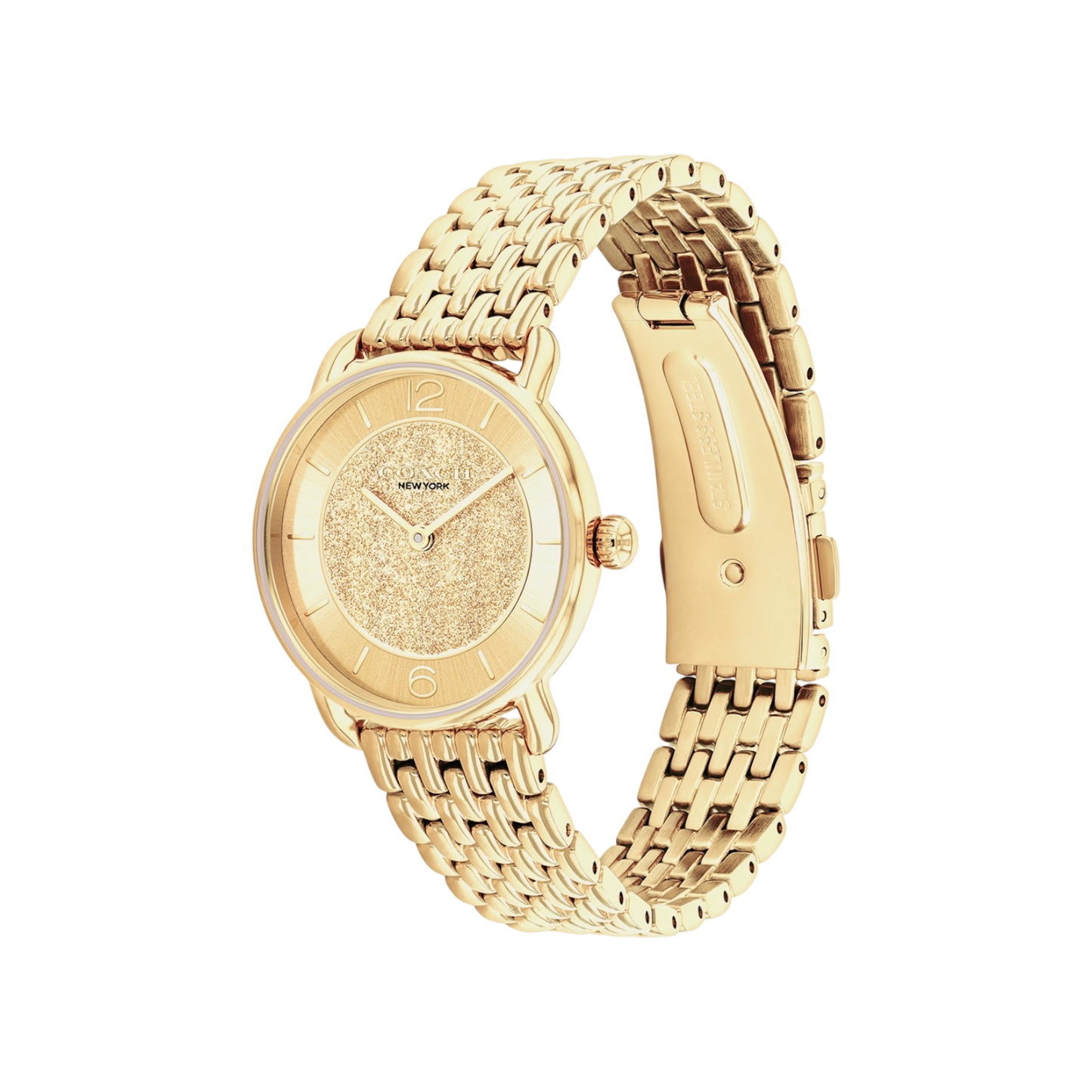Coach Elliot Women's Gold Bracelet Strap Watch 28mm