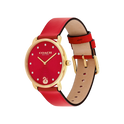 Coach Elliot Women's Special Edition Red Leather Strap Watch 36mm