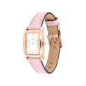 Coach Reese Women's White Dial with Rose Gold Case & Pink Leather Strap Watch 24mmx35mm