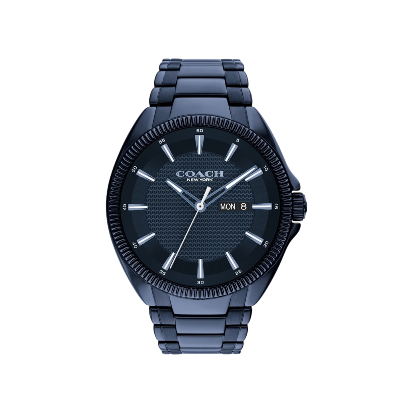Coach Jackson Men's Blue Bracelet Strap Watch 45mm