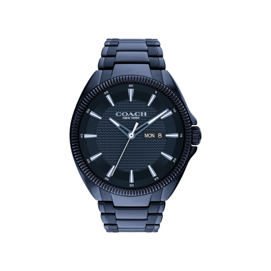 Coach Jackson Men's Blue Bracelet Strap Watch 45mm