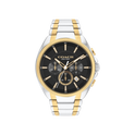 Coach Jackson Men's Black Dial & Two Tone Bracelet Strap Watch 45mm