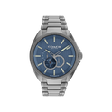 Coach Jackson Men's Blue Dial & Grey Bracelet Strap Watch 45mm