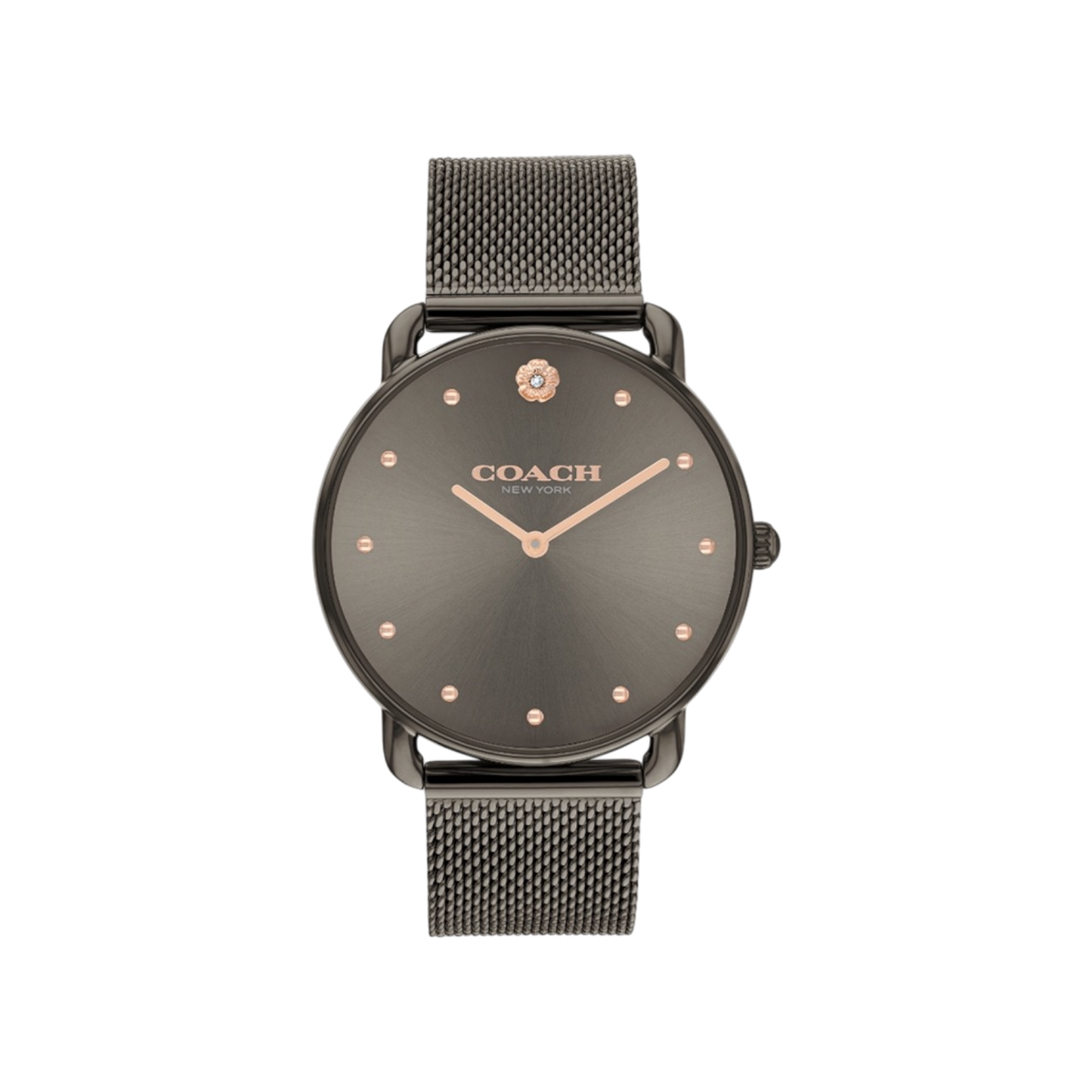 Coach Elliot Women's Grey Mesh Strap Watch 36mm