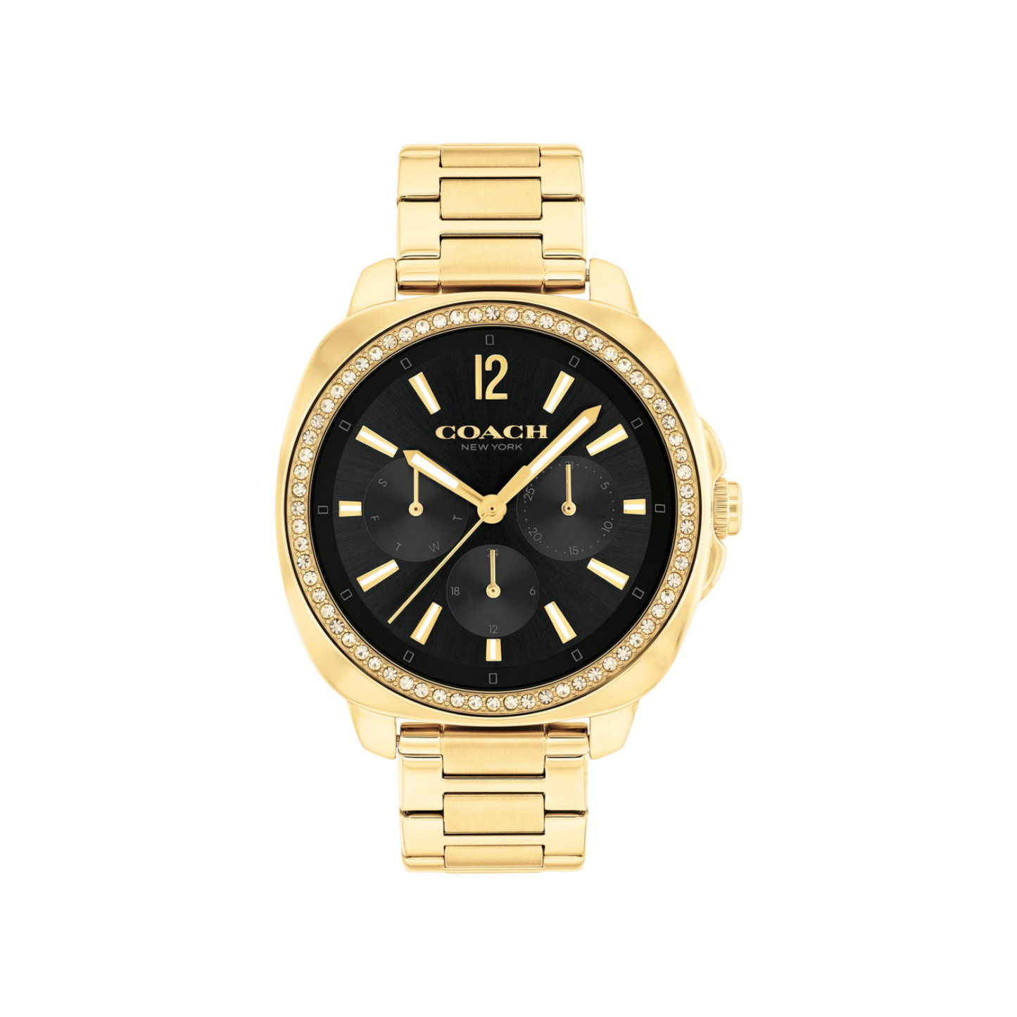 Coach Kitt Women's Black Dial & Gold Bracelet Strap Watch 38mm