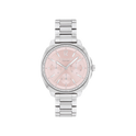 Coach Kitt Women's Pink Dial & Silver Bracelet Strap Watch 34mm