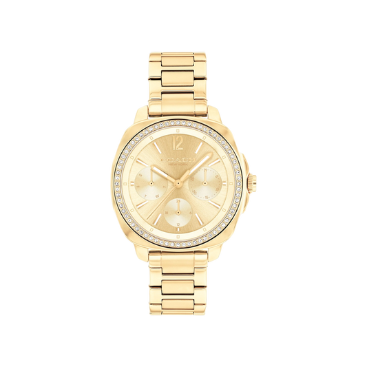 Coach Kitt Women's Gold Bracelet Strap Watch 34mm