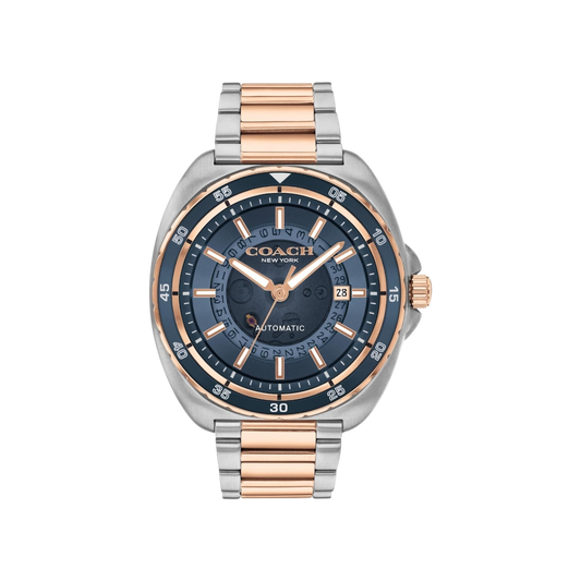 Coach Charter Men's Blue Dial & Two Tone Bracelet Strap 44mm