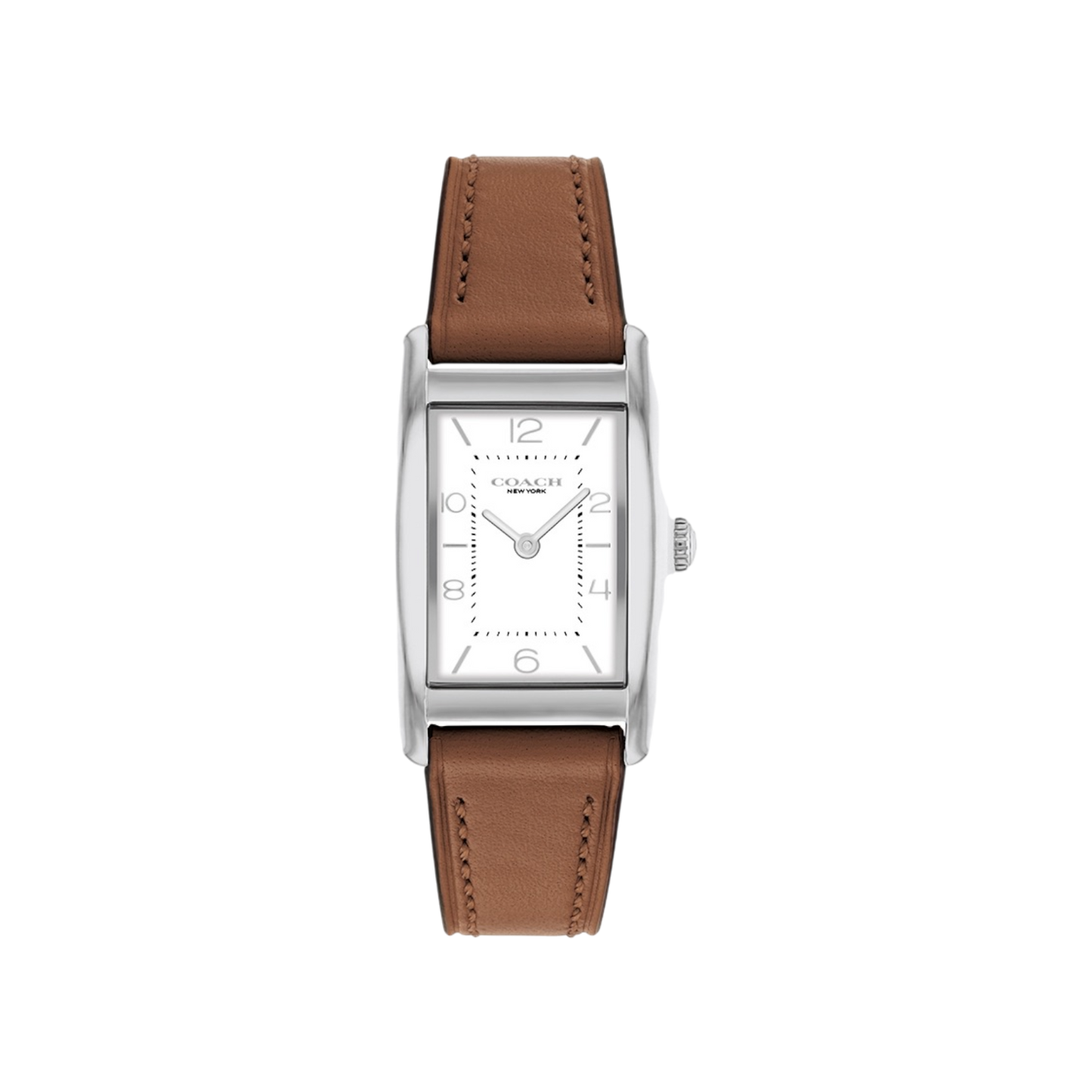 Coach Reese Women's White Dial & Leather Strap Watch 24mmx35mm