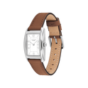 Coach Reese Women's White Dial & Leather Strap Watch 24mmx35mm