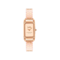 Coach Cadie Women's Rose Gold Bracelet Strap Watch 17.5mmx28.5mm