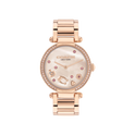 Coach Cary Women's Rose Gold Bracelet Strap Watch 34mm