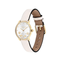 Coach Elliot Women's Silver Dial & Chalk Leather Strap Watch 28mm