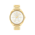 Coach Kitt Silver Dial & Gold Bracelet Strap Watch 38mm