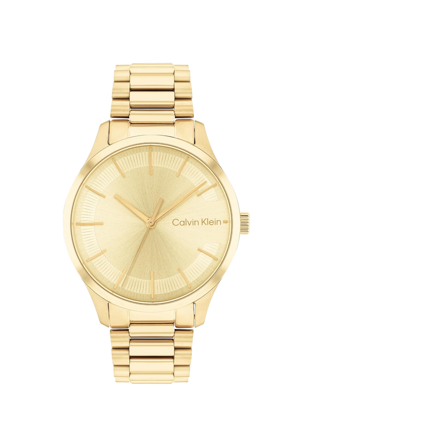 Calvin Klein Iconic Unisex Gold Bracelet Strap Watch 35mm