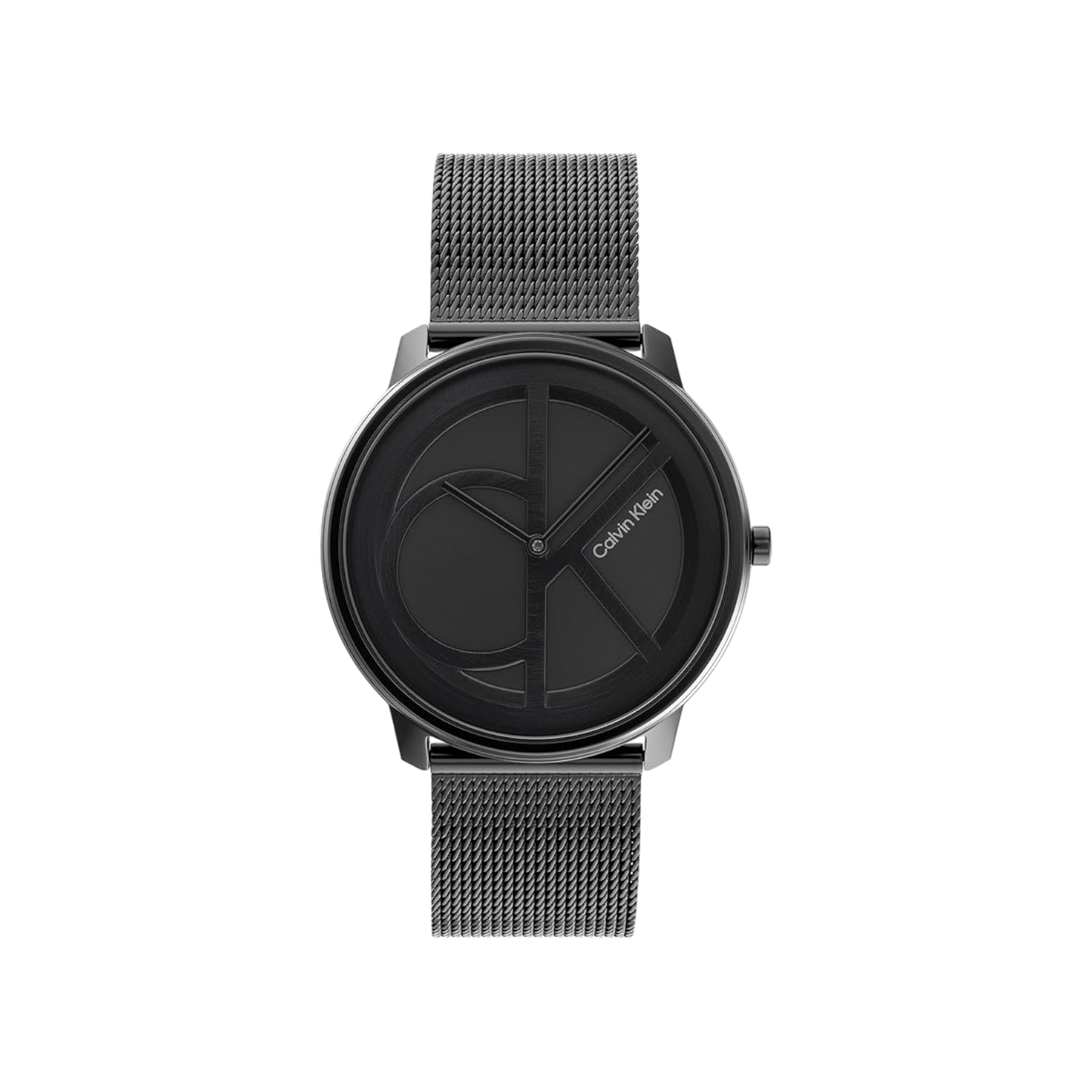 Calvin Klein Iconic Unisex Black Mesh Strap Watch 40mm