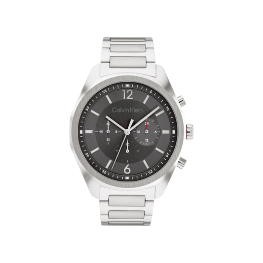 Calvin Klein Force Men's Grey Dial & Silver Bracelet Strap Watch 44mm