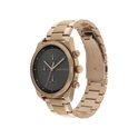 Calvin Klein Impact Men's Black Dial & Gold Bracelet Watch 44mm