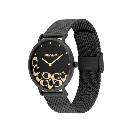 Coach Perry Women's Black Bracelet Strap Watch 36mm
