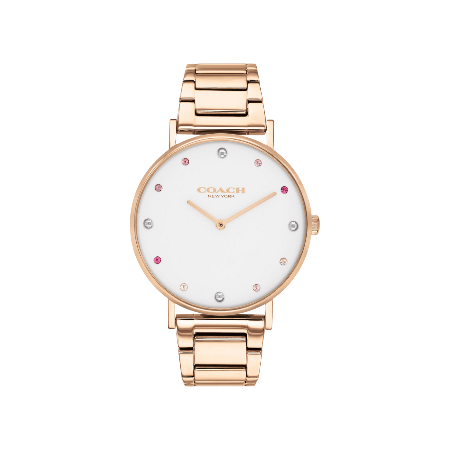 Coach Perry Women's White Dial & Rose Gold 36mm