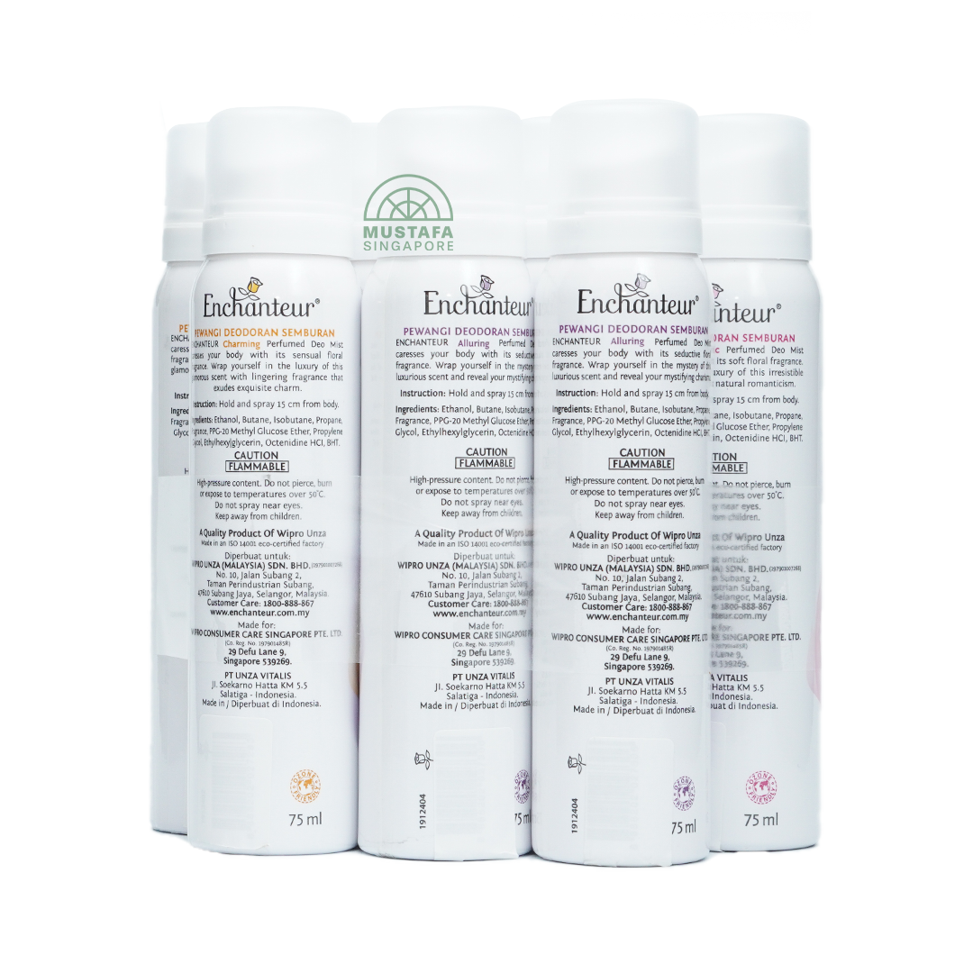 Enchanteur Body Mist 75ml x 7s