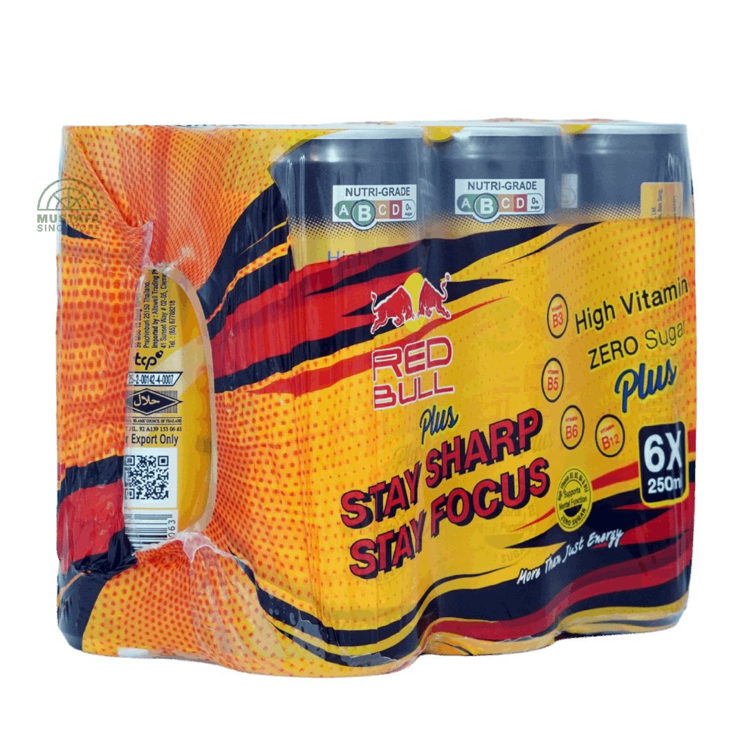 Red Bull Plus Less Sugar 6 x 250ml