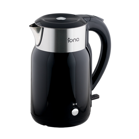 Iona 1.8L Keep Warm Kettle Black (GLK1826)