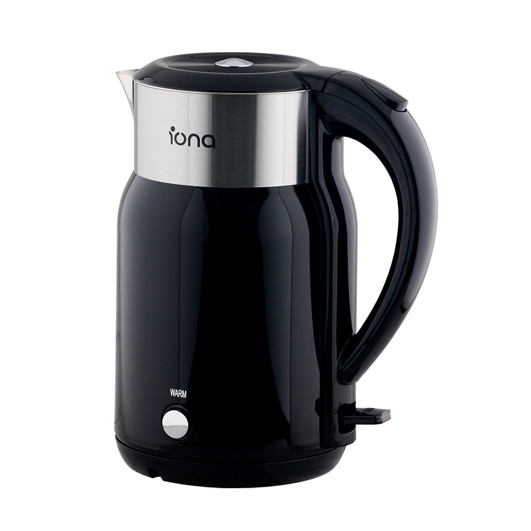 Iona 1.8L Keep Warm Kettle Black (GLK1826)
