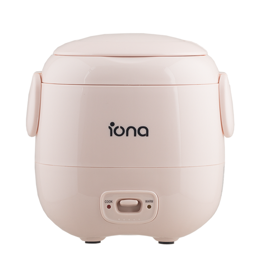 Iona 0.3L Mini Rice Cooker Pink (GLRC031)