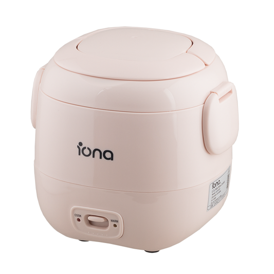 Iona 0.3L Mini Rice Cooker Pink (GLRC031)