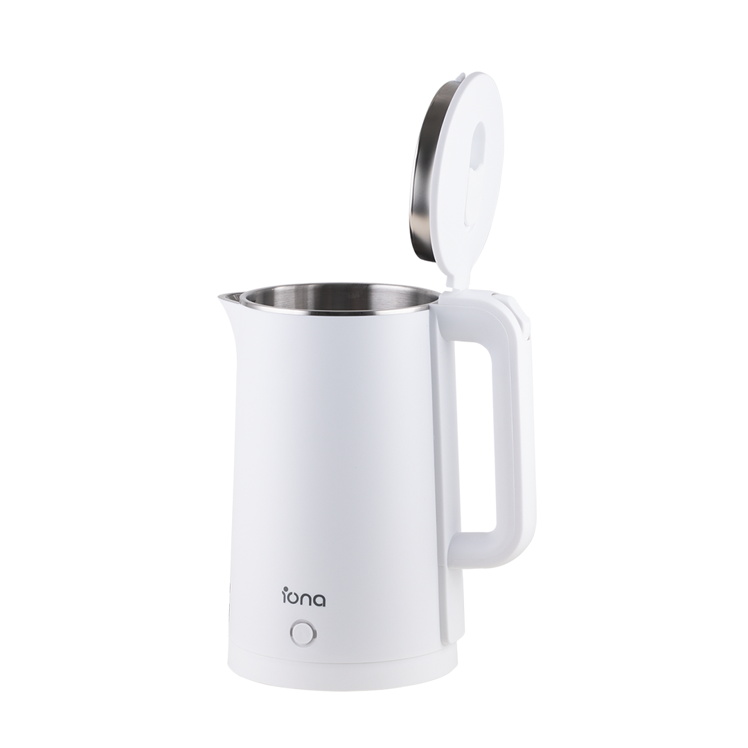 Iona 1.8L Cool Touch Stainless Steel Kettle White (GLK1803)