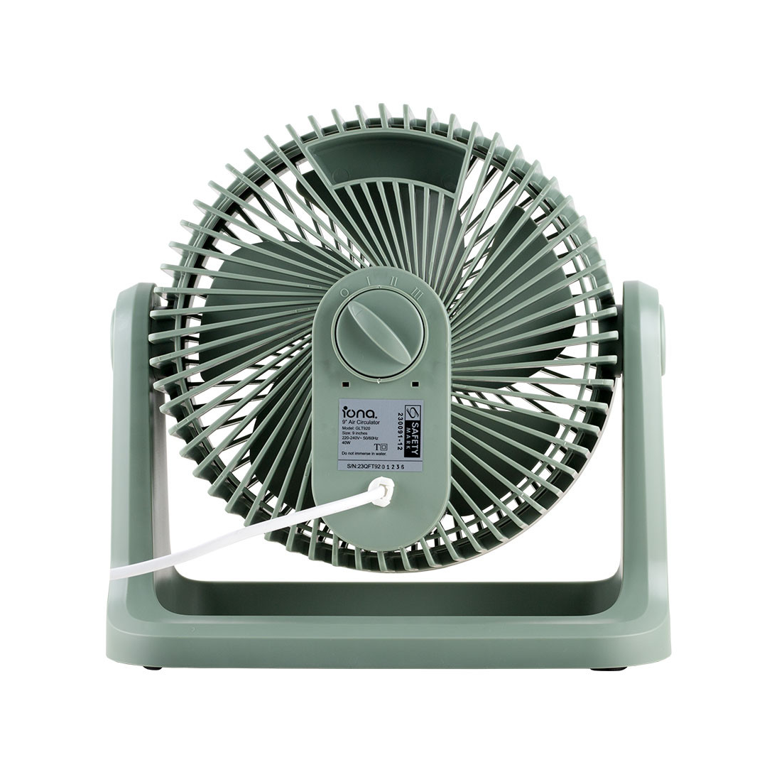 Iona 9" Floor Circulator Green (GLT920)