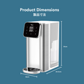 Toyomi InstantBoil Filtered Water Dispenser with Premium Filter 4.3L FB 6643F