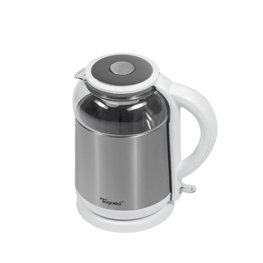 Toyomi Glass Kettle 1.8L SS Tea Infuser WK 3362