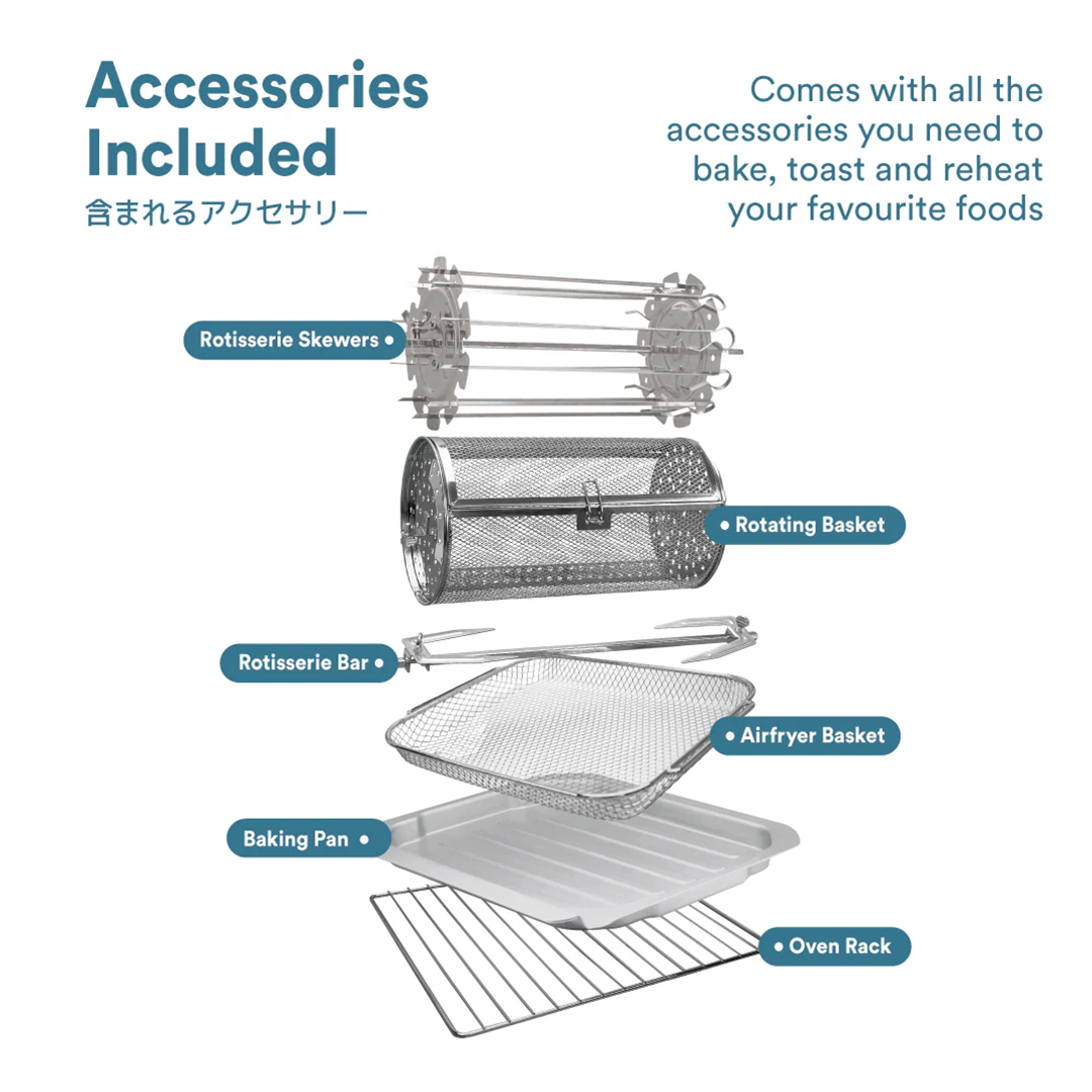 TOYOMI 24L EasyHealth Air Fryer Oven AFO 2424RC